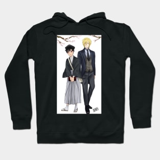 Ash and Eiji in Japan Hoodie